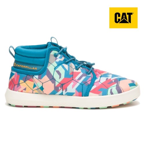 Caterpillar CODE Scout Mid Schoenen Dames Turquoise/Gekleurd (MIVC.NL)